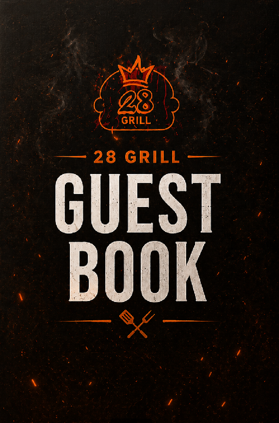 28 GRILL Guest Book