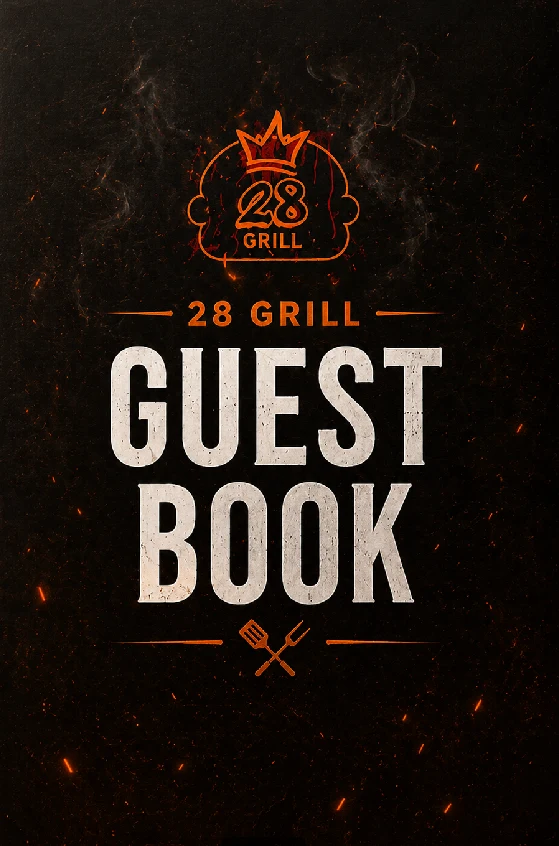 28 GRILL Guest Book
